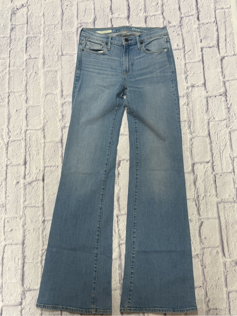 GAP Light Blue Wide-Leg High-Rise Jeans